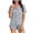 Gray, variant on Yuanlook Women's Comfort Polka Dot Nightwear Set, Button-Up Top & Shorts, S-XXL
