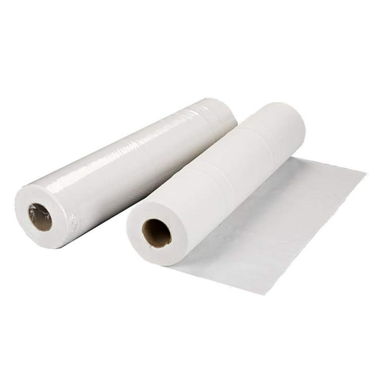 AMZ White Medical Table Paper. 12 Rolls of Exam Table Paper 14 inch x 125  Feet. Crepe Paper for exam Tables. Strength, Protection and Cleanliness.
