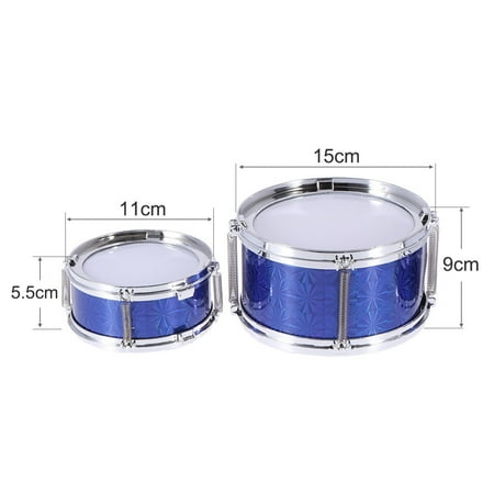 Children Kids Desktop Drum Set 3 Drums Musical Instrument Toy With