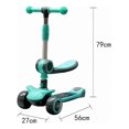 thumbnail image 2 of Scooter Patín Del Diablo Para Niños AEIOU M6-C Plegable Azul, 2 of 2