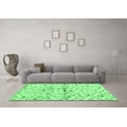 thumbnail image 3 of Ahgly Company Indoor Square Southwestern Emerald Green Country Area Rugs, 4' Square, 3 of 4
