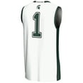 thumbnail image 3 of Male GameDay Greats #1  White Michigan State Spartans  Lightweight Basketball Jersey, 3 of 4