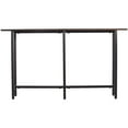 thumbnail image 3 of Southern Enterprises Hendry Long Narrow Wooden Console Table in Matte Black, 3 of 8