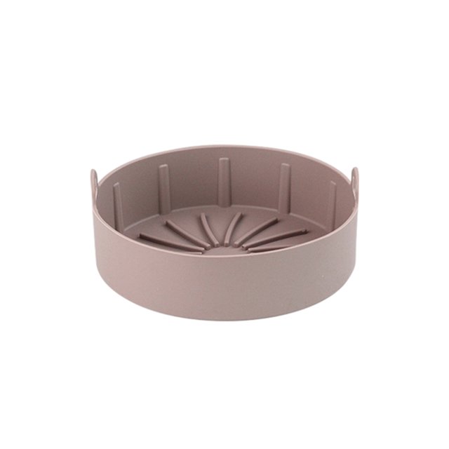 Olla de silicona Airfryer, cesta resistente al calor reutilizable, revestimiento para platos de barbacoa y Pizza, accesorios para hornear en la Herramientas y accesorios para hornear Café 19cm sweethay HA059262-02