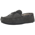 thumbnail image 1 of Minnetonka Men's Casey Slipper Charcoal Suede 12 M, 1 of 3