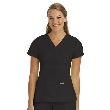 Grey's Anatomy 4153 Women's Mock Wrap Top