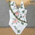 thumbnail image 4 of Gerichy Toddler Girl Swimsuit,Girls Bathing Suit Girls Swimsuit Bathing Suit Teens Girls One Piece Swimsuits Tummy Control Bathing Suit Ruched Cut Out for Beach, 4 of 7