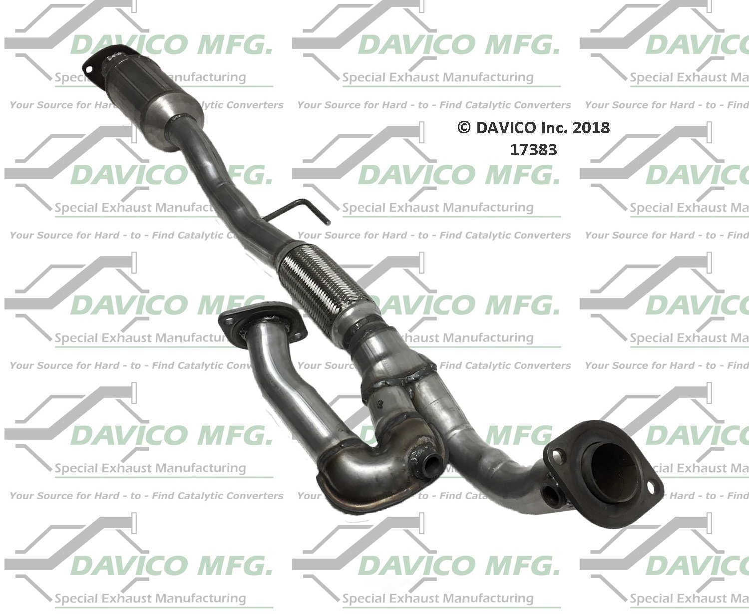 Davico Mfg Catalytic Converter P/N:17383 Fits select: 2004-2006 LEXUS ES, 2004-2008 TOYOTA CAMRY SOLARA