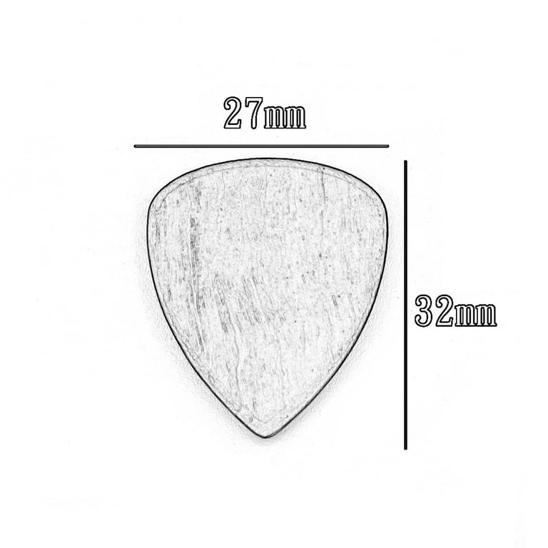 Guitar sale pick size