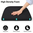 thumbnail image 5 of Shinnwa Chair Cushion for Kitchen Chairs Dining Chair Pad with Ties and Non Slip Back Removable Cover 16" x 16.5",Black, 5 of 7