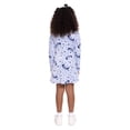 thumbnail image 3 of Lilo & Stitch Girls Allover Print Dress with Long Sleeves, Sizes 4-12, 3 of 7