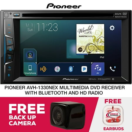 Pioneer AVH-1330NEX with Free Backup Camera! Multimedia DVD Receiver with 6.2