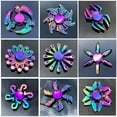 thumbnail image 2 of New Metal Rainbow Fidget Spinner Gradient Color R188 Mute Bearing EDC Hand Spinner Fingertip Gyro Anti-Anxiety Kids Adult Toys Q34, 2 of 6