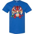 thumbnail image 3 of Inktastic Dragon Holding Dice Christmas Lights T-Shirt, 3 of 5