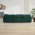 thumbnail image 4 of Newest Cloud Sofa 3 Seats (Ottoman is not included), Modern Sectional Couch, for Living Room Bedroom and Apartment, Comfy Double Layer Upholstered Seat Cushion, Breathable Chenille Fabric,Green, 4 of 10