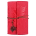 thumbnail image 1 of Loose-leaf Refillable Notebook Lightweight Portable Notebook for Travelers Writers  Red A6, 1 of 8