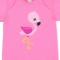 thumbnail image 4 of Inktastic Cute Flamingo, Baby Flamingo, Pink Flamingo Girls Baby Bodysuit, 4 of 5