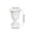 A, variant on Bwiyojiz Home Decoration Ornaments Count 2pcs European Roman Pot Plastic Flower Suitable for Imitation Arrangement Ingenious Gardening Split Half, Gifts for Women, White