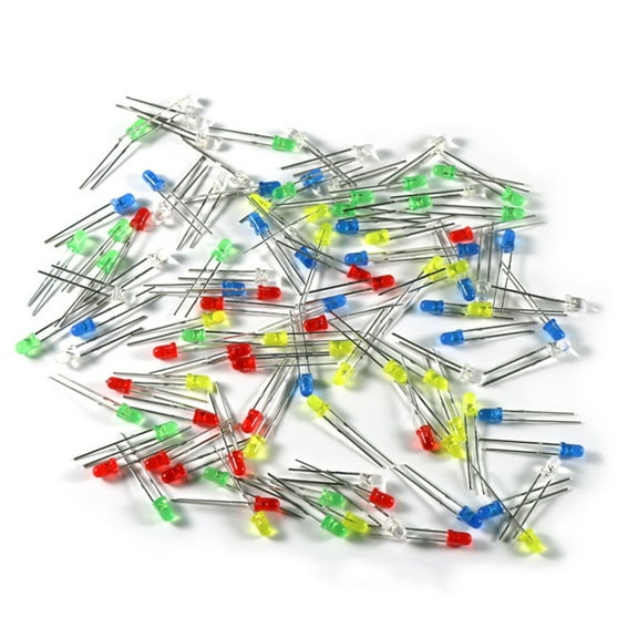 3mm/5mm LED Diodes LED Lights MultiColor Option Ideal For Hobby Projects & Car Decorations Enthusiasts