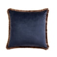thumbnail image 3 of Home Decor Collection 20" x 20" Greystone Floral Velvet Decorative Pillow, 3 of 5