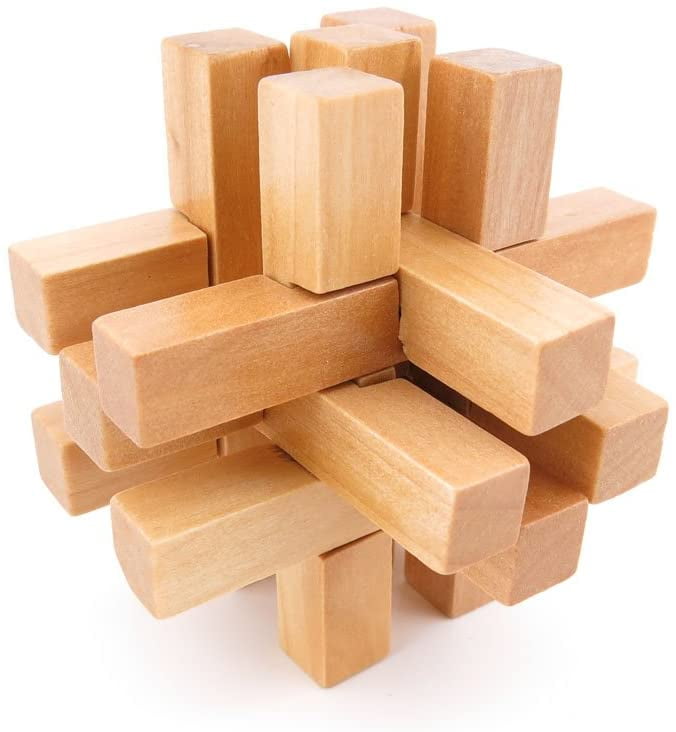 Adult Intelligent Toy Metal Brain Teaser Puzzle Toys IQ Teaser Unlock Toy Portable Logic Puzzle Toy Educational Lock Toy For Adults And Child