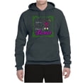 thumbnail image 2 of Wild Bobby, Raised On Sweet Tea & Jesus, Inspirational Christian, Unisex Graphic Hoodie Sweatshirt, Charcoal, X-Large, 2 of 5