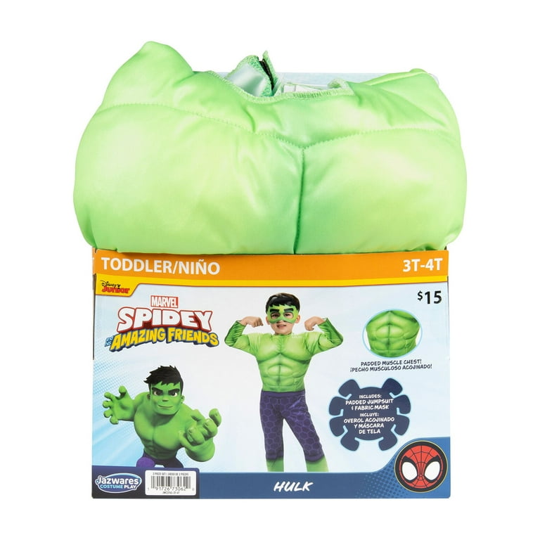 Hulk Toddler Costume Boys Spidey and his Amazing Friends Hulk Toddler Costume Boys Spidey and his Amazing Friends
