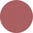 thumbnail image 1 of Ahgly Company Machine Washable Indoor Round Transitional Tomato Red Area Rugs, 7' Round, 1 of 7