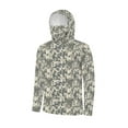 thumbnail image 5 of QIUOMBBP Women's UPF 50+ Hoodie with Face Mask & Thumb Holes Long Sleeve Ice Silk Camo Sun Protection Shirt Summer Plus Size Breathable Fishing Tops Multicolor XXXXL, 5 of 8