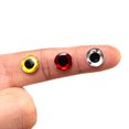 thumbnail image 2 of 500pcs/set 3D Artificial Fish Eyes Fishing Lure Eyes 4mm 3D Simulation Fish Eyeball Round silver 4mm, 2 of 7