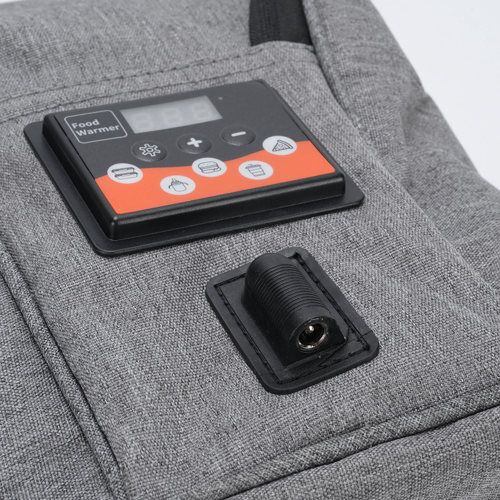 BIMZUC Premium Cordless Baby Bottle Warmer Bag Portable Insulated Breastmilk Heater with Adjustable Temperature Control for Car Outdoor Travel and Night Feeding Needs, Perfect for Newborns, Gray