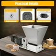 thumbnail image 2 of TOOL1SHOoo 60W Electric Malt Crusher Stainless Steel Barley Grain Grinder Mill+4 Hoppers, 2 of 15