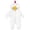 White-H, variant on Toddler Boys Girls Chicken Long Sleeve Romper Jumpsuit with 3D Chicken Hooded Halloween Easter Snowsuit 2-3 Years
