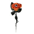 thumbnail image 2 of Clearance Under $0.86! 1PC Halloween Gothic Rose, Artificial Dark Flower for Table & Wedding Decor, PU, (One Size, Orange), 2 of 2