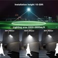thumbnail image 3 of BlitzWill Waterproof 4000W Solar Street Lights 90000LM Motion Sensor Flood & Security Lights, Black, 3 of 9