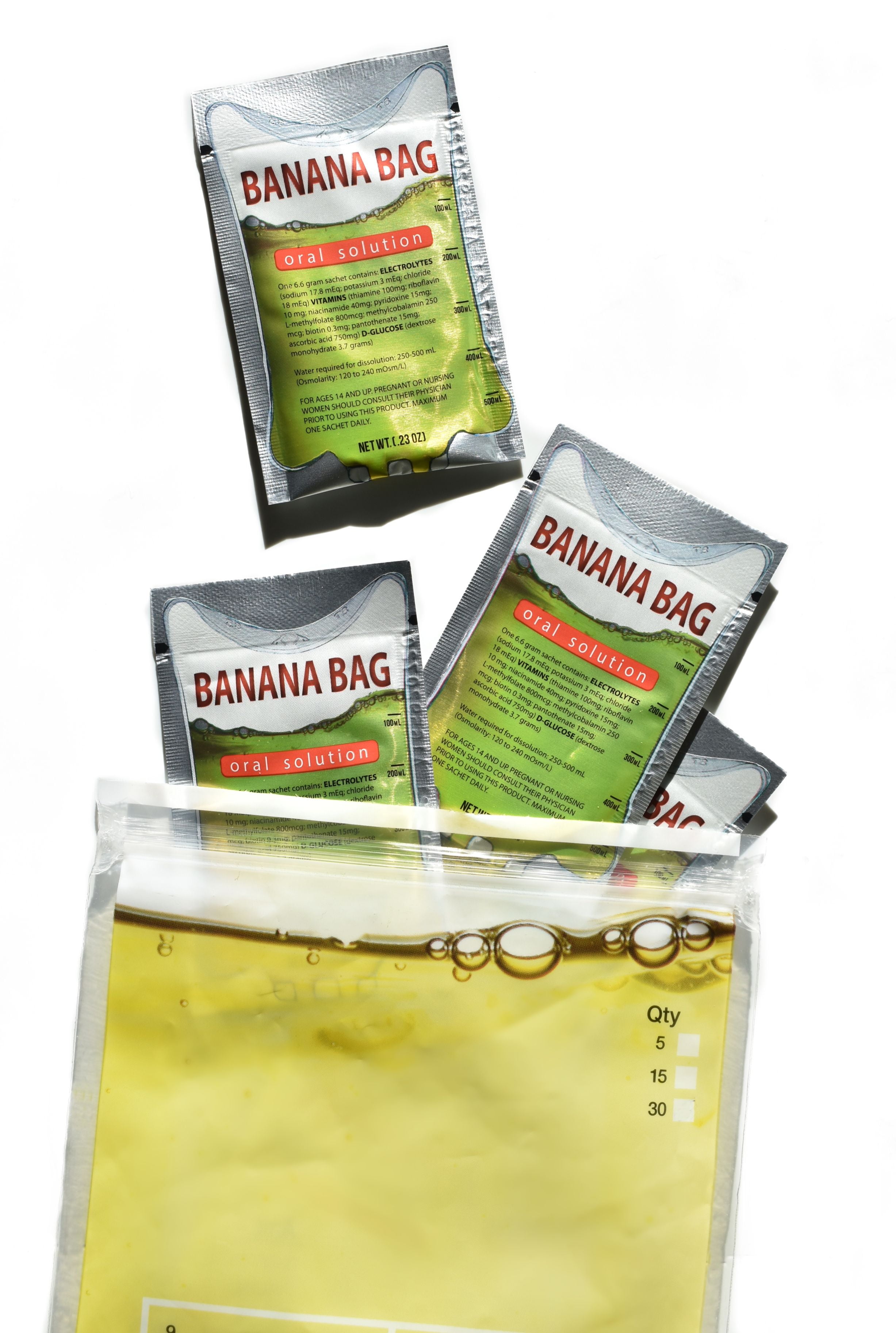 Banana Bag Multivitamin And Electrolyte Oral Solution 5 Pack Walmart Com Walmart Com