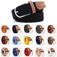 thumbnail image 1 of Belt canvas fabric - W26-W36 - Choose color - Relax belt - Elastic Blu, 1 of 1