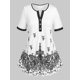 thumbnail image 1 of Camiseta Talla Extra Paisley Muesca Cobertor Rosegal Camisetas tallas grandes, 1 of 5