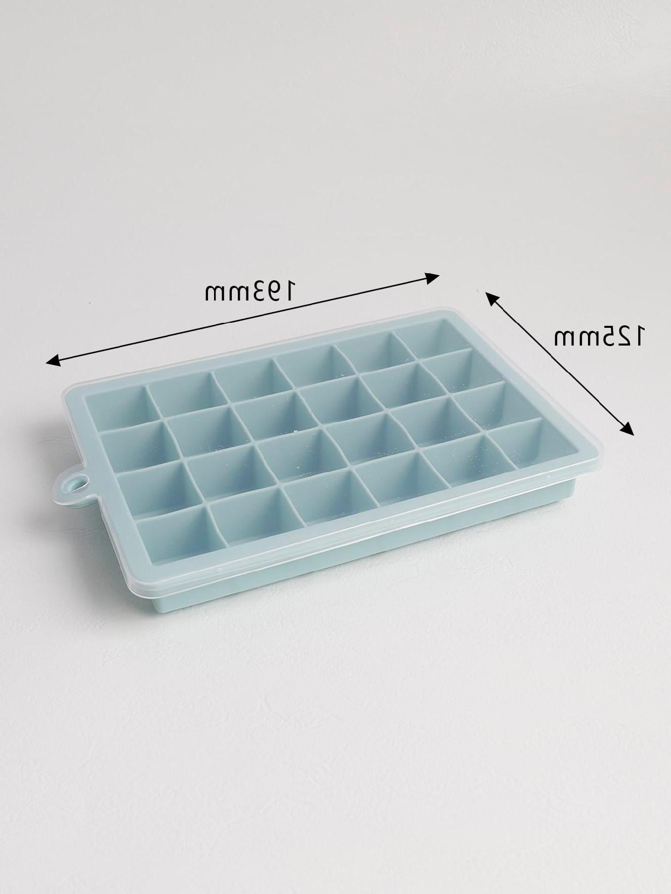 1pc Silicone Ice Mold, Minimalist Plain Multi-grid Ice Cube Mold