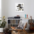 thumbnail image 4 of Art.com Black Petals Gold Leaves II Art Print by Asia Jensen, White Frame Wall Art, 29" x 29", 4 of 5