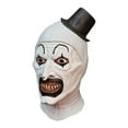 thumbnail image 2 of Trick or Treat Studios Art The Clown White Synthetic Halloween Costume Mask, for Adult, 2 of 3