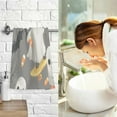 thumbnail image 7 of Yayeee 2 Pack Hand Towels for Bathroom 100% Cotton 16" x 28" Soft Absorbent Kitchen Towel, Cute Ghosts, 7 of 7