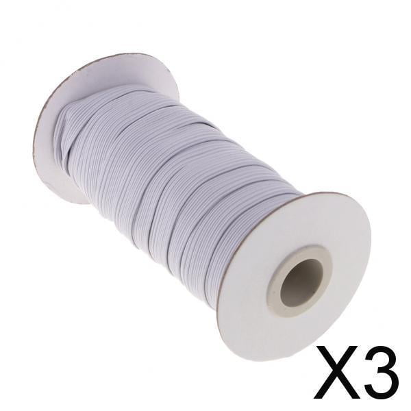 Cordón elástico para costura de ropa Soledad 3x10 metros 3 piezas color ...