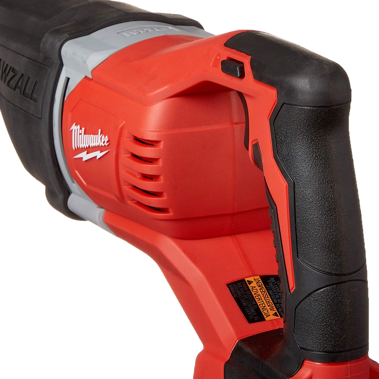 Milwaukee 2621-20 M18 18V Lithium Ion Cordless Sawzall 3,000RPM  Reciprocating Saw with Quik Lok Blade Clamp and All Metal Gearbox (Bare Tool) 