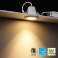 thumbnail image 2 of TORCHSTAR 6Pack 2 Inch LED Recessed Lighting with Junction Box, 600lm CRI90+ Dimmable Anti-Glare LED Downlight, IC Rated, ETL, Energy Star, JA8 & T24 Listed, Baffle Trim, 3000K Warm White, 2 of 8