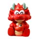 thumbnail image 4 of Mini estatua de dragón para el Año Nuevo chino, chimenea para el hogar, figura de dragón en miniatura Con Pescado, 4 of 9