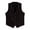 a01Black, variant on LODIENY Mens 5 Button Faux Suede Vest with Pockets Retro Regular Fit Casual Waistcoat for Prom Husband Gift Daily Wear Brown L