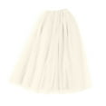 thumbnail image 4 of Mepaouo Wedding A-line Maxi for Women Foor Length Long Tulle Skirt Evening Party Dress Skirts, 4 of 4