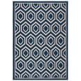 thumbnail image 3 of Safavieh Courtyard Amelia Geometric Indoor/Outdoor Area Rug, Navy/Beige, 4' x 5'7", 3 of 14