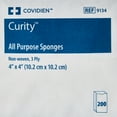 thumbnail image 5 of Curity Non-Woven Sponges, 3-Ply Wound Pads, 4 in x 4 in, 200 per Pack, 1 Pack, 5 of 6
